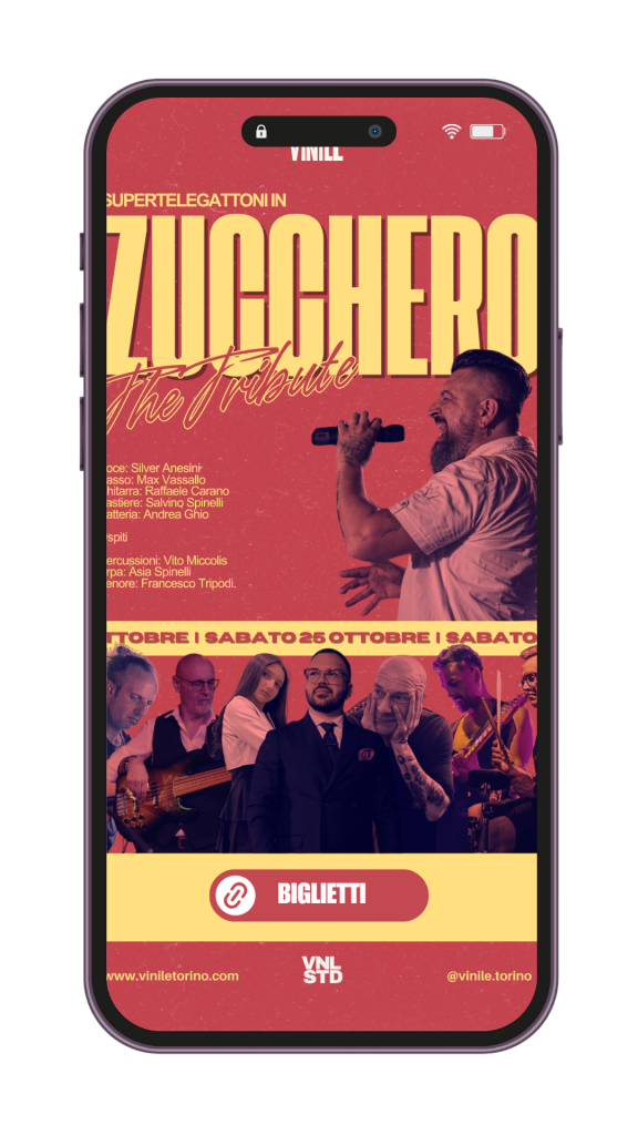 locandina tributo musicale zucchero
